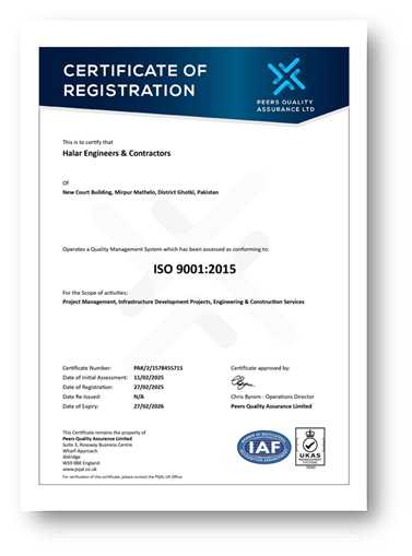 ISO 9001:2015 Certificate